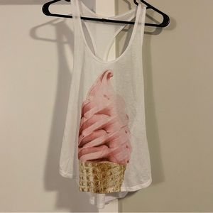Garage / Cut-out Ice Cream Tank Top / Size Small